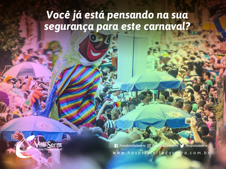 Você já está pensando na sua segurança para este carnaval