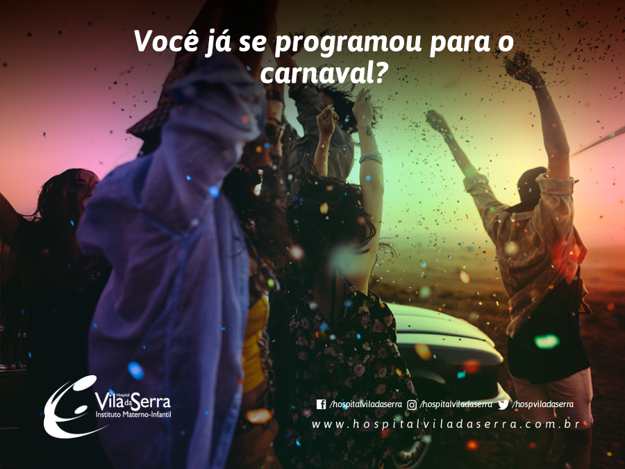 Você já se programou para o carnaval